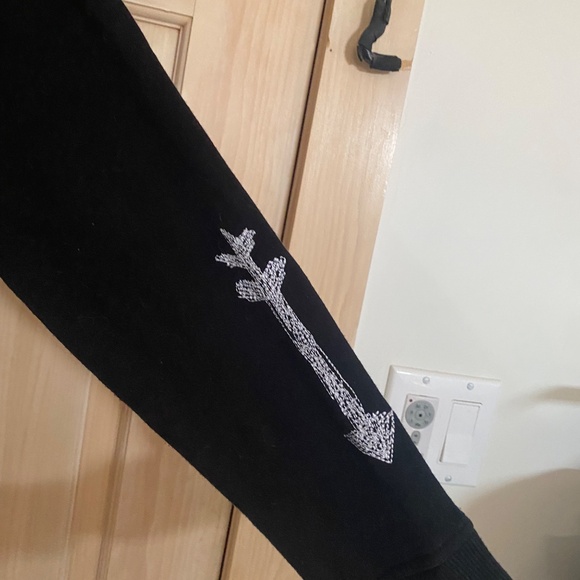 Men’s HACULLA hooded black sweatshirt. Men’s XXS. Like New Condition. No issues - Picture 9 of 9